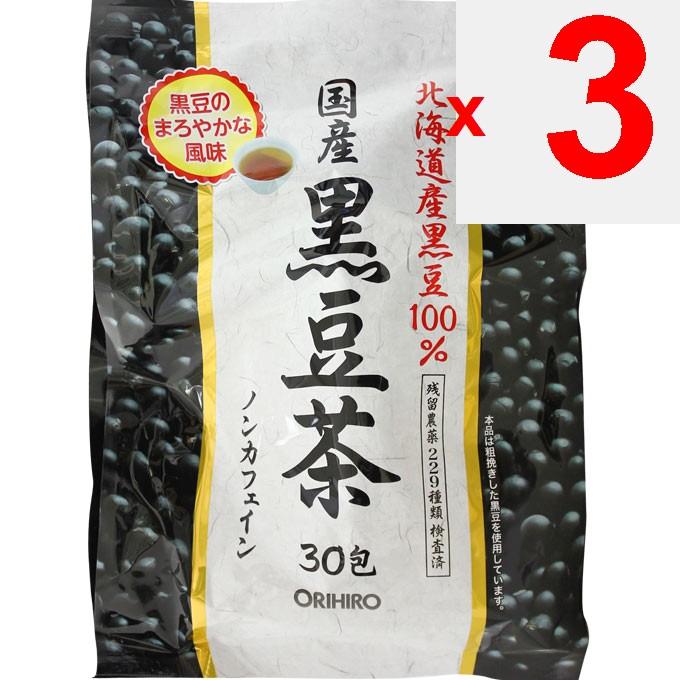 Orihiro Plundry Orihiro 100% Domestic Black Bean Tea 6g X 30 Packets Year-round Health Tea Year-round