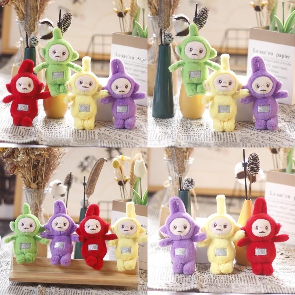 Adorable Llavero de Peluche Teletubbies Lindo Amuleto para Bolso de Muñeco de Animal Juguete Suave