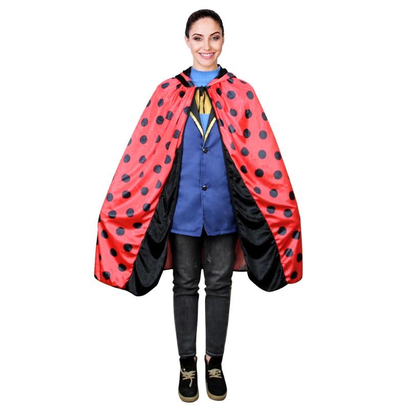 Halloween Ladybug Neutral Cape, Cosplay Masquerade Ladybug Animal Cape