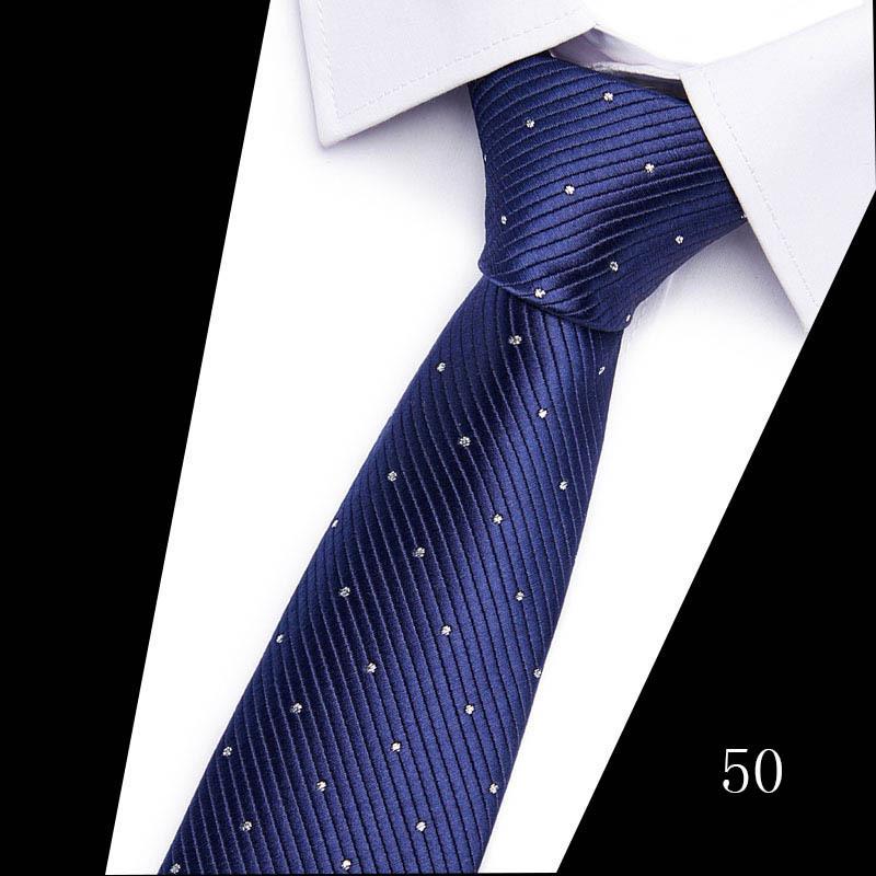 Men'S Polyester Silk High-End Twill Gold Tie 7.5Cm Formal Wedding Etiquette Tie