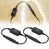 2pcs LED Strip Touch Dimmer Dimming On Off Switch Controller for DC 5V‑24V Single Color Strip Light