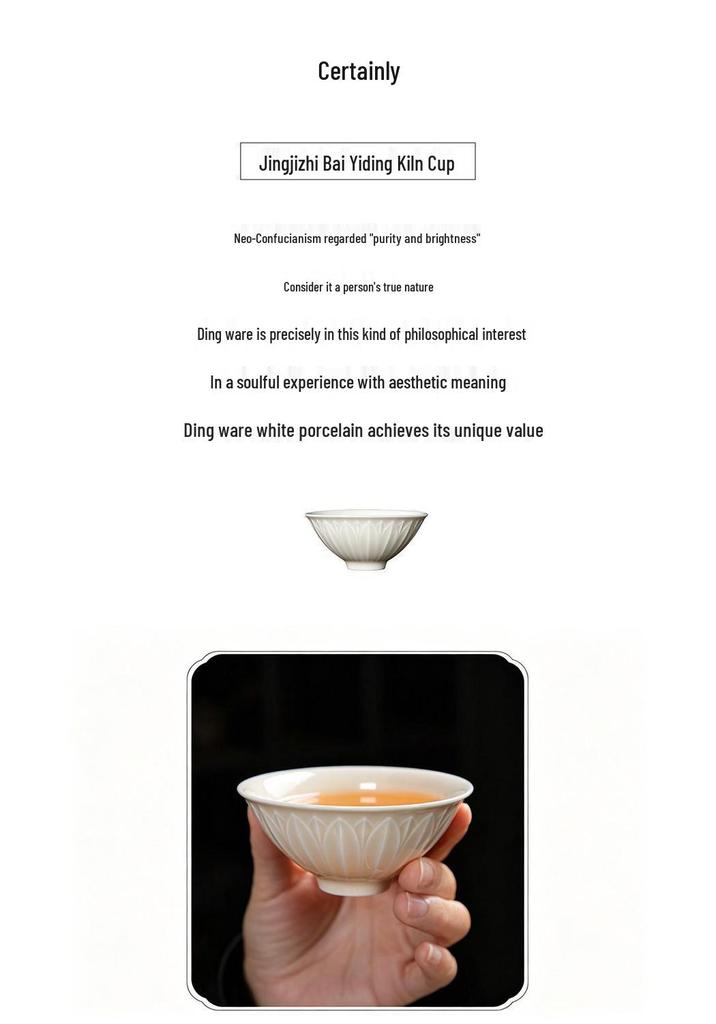 Exquisite Tea Set: Premium Tea Cups Ideal for Tasting & Gift-Giving To Elders, Clients, Friends & Housewarmings