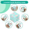 4/12pcs Magic Puzzle Cube Anti Stress Relief Toys for Adults kids Cube Blocks Sensory Toys for Autism ADHD OCD Anxiety Hand Toys