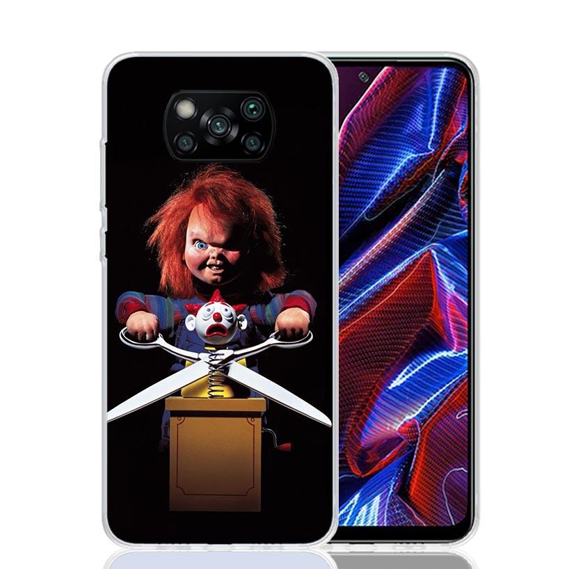Chucky Child's Play Case Phone Cover for Xiaomi Redmi Note 10 9 9S 8 8T 7 5 Pro Mi 12T 11T 10T 9T 12 11 Lite A3 A2 Trend Fundas