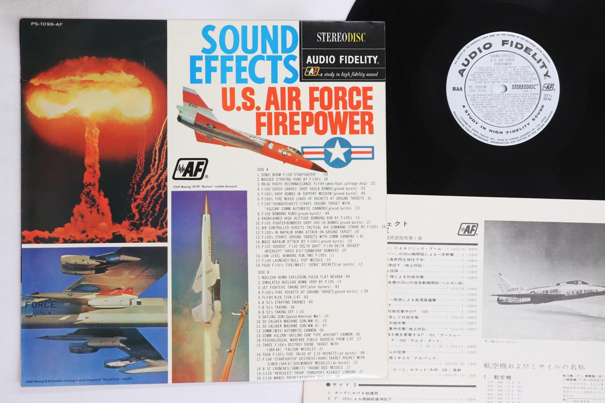 

LP Record NO ARTIST - Sound Effects - U.s.air Force Firep PS1099AF NIPPON COLUMBIA 1964 Japan Sound Effects & Nature Used