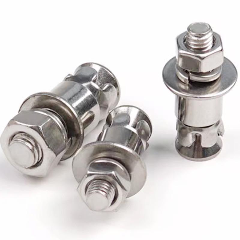 304 Stainless Steel Shockproof Percussion Back Bolt Screw for Curtain Wall & Marble, M6/M8