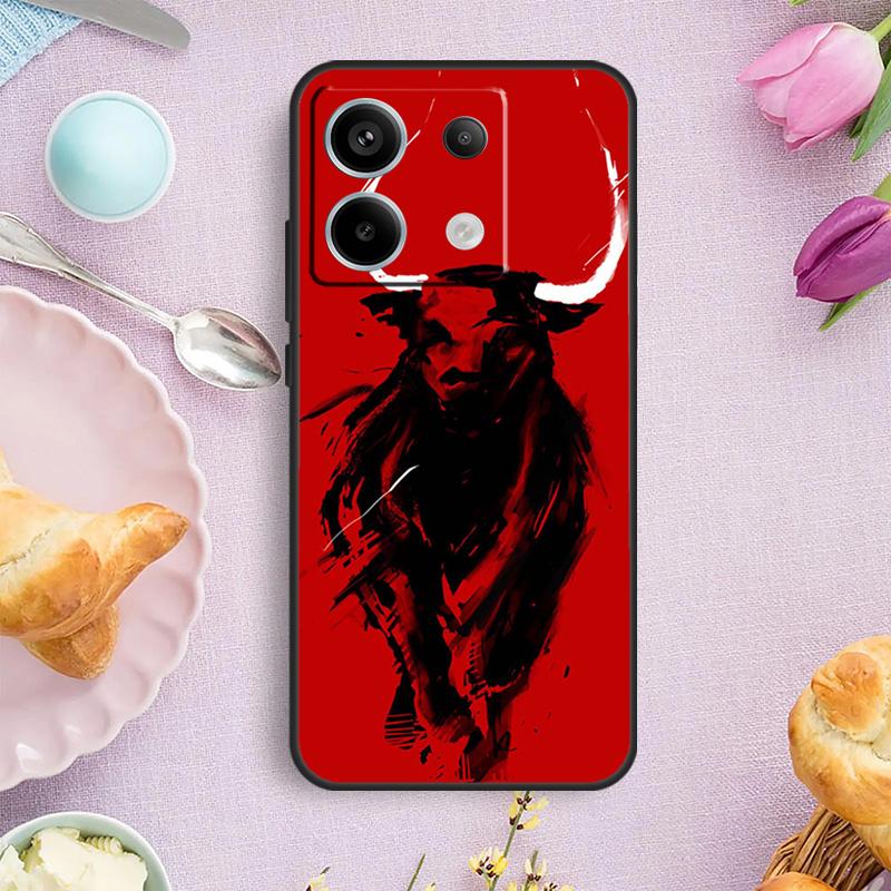 

Чехол Bullfighter для Redmi Note 13 Pro Plus Note 12 9 10 11 Pro 9S 10S 11S 12S Redmi 12 10 C 13C Cover Redmi Note 13ProPlus