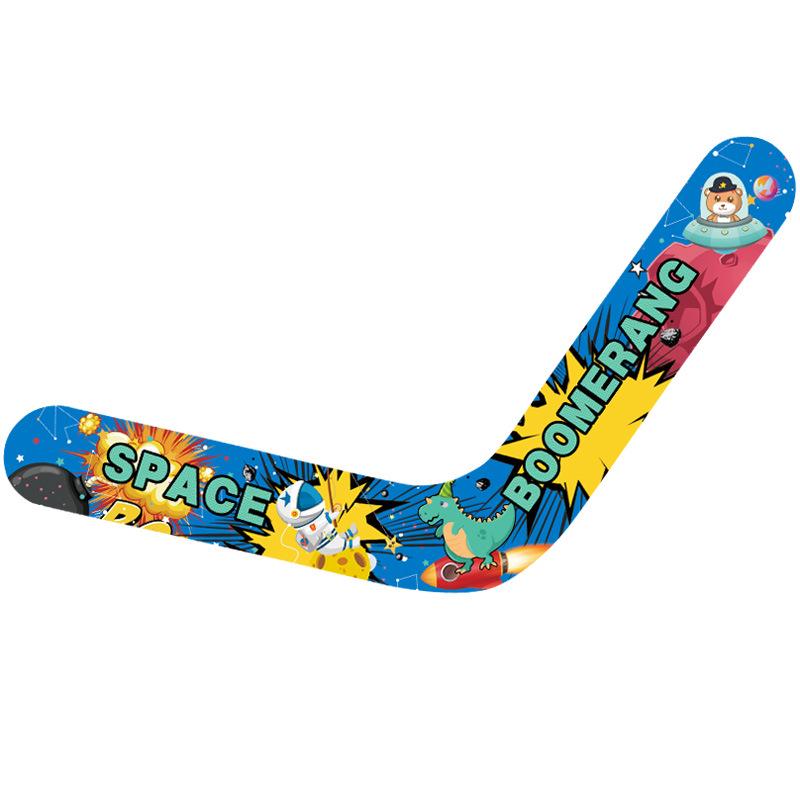 Children's Soft Boomerang Frisbee: Three-Leaf Outdoor Sports Toy for Boys and Parents
