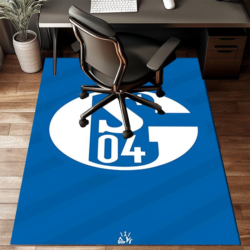 Shining Star Of Fc Schalke Rug Office Floor Mat - Machine Washable for Bedroom, bedroom, livingroom, Room Decor Fan Gifts Christmas