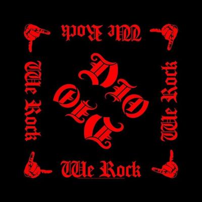Dio Unisex Adult We Rock Bandana