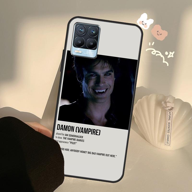 Vampire Diaries Damon Salvatore Case For Realme C75 C63 C61 C55 C51 C53 C25 C65 C67 C71 11 12 13 14 15 Pro Plus GT6 GT7 Pro