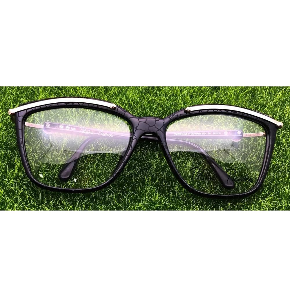 RSINC Picasso 3734 90 Black Square Glasses Frame – German Craftsmanship and Style | German Precision Design | Lightweight and Durable