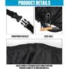 Zlirfy Motorcycle Cover,Motorcycle Accessories,Motorbike Full Cover Motorcycle Covers Waterproof Outdoor,Car Accessories Universal Motorbike Cover