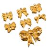5pcs Stainless Steel Geometric Heart Bowknot Charms Pendants DIY Jewelry Making Findings Necklace Bracelets Earrings Supplies