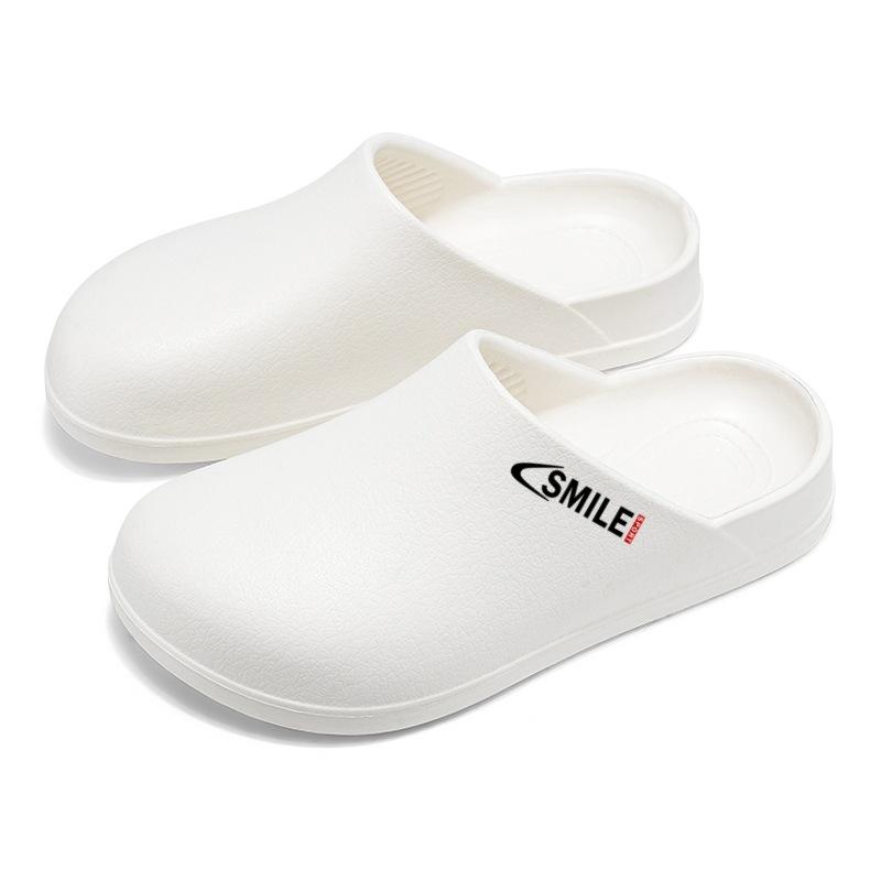 EVA weicher Boden auf Scheiße treten Gefühl Baotou Slipper große Größe Mode Freizeitschuhe rutschfest und desodorierend Arbeit Boken coole Hausschuhe