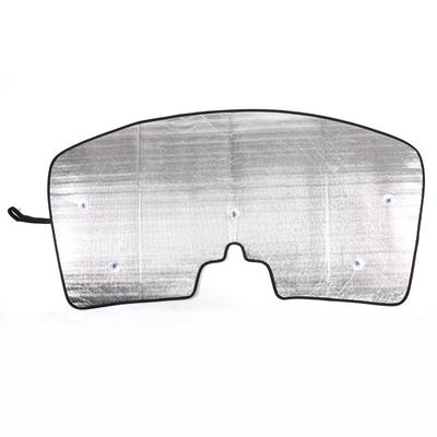 DIYUCAR Windshield Sunshade for Porsche Taycan Blackout Front Car Sunshade for Car Sun UV Car Custom Easy Installation (2019, 2020, 2021, 2022),