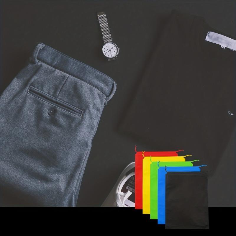 5/10 Stück Reise-Schuhaufbewahrungstasche - strapazierfähige staubdichte Kordelzugtasche aus Vliesstoff, geeignet für organisierte Reiseaccessoires