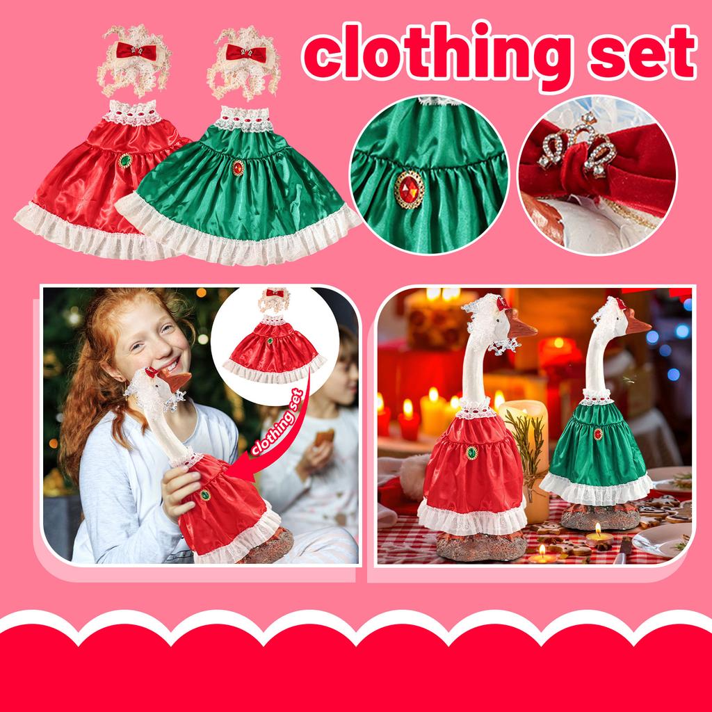 Style Porch Pet Dog Garden Ornaments Clothing Set