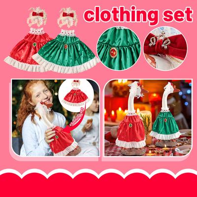 Style Porch Pet Dog Garden Ornaments Clothing Set