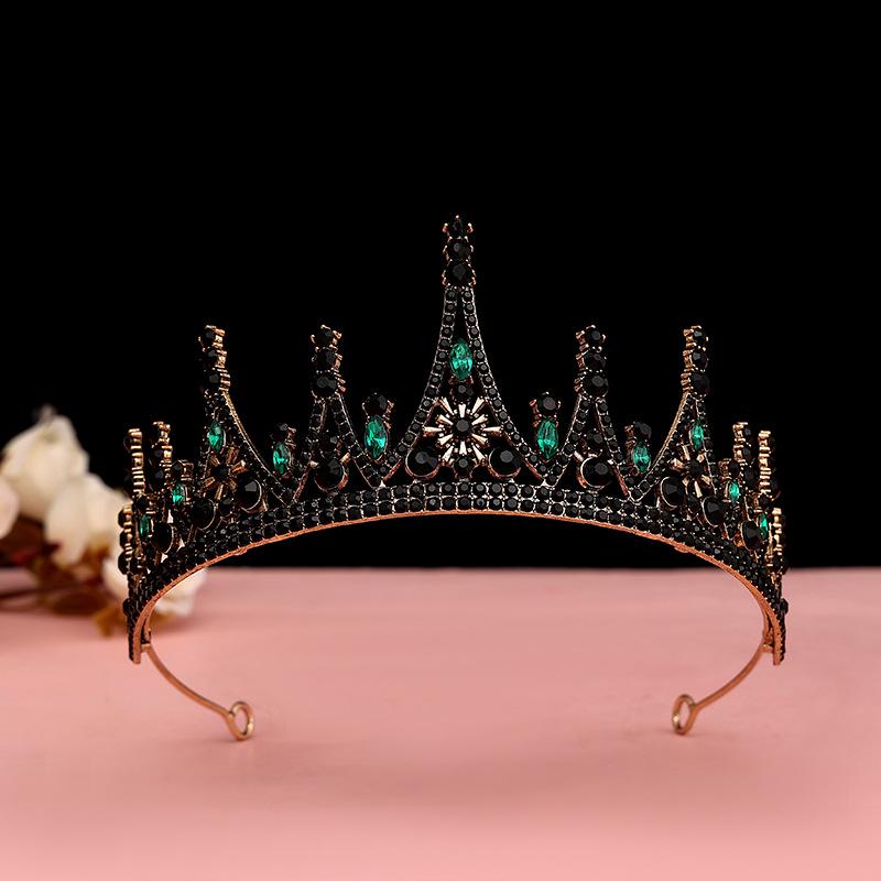 Children's Crystal Tiara Headband: Princess Crown Hair Accessory for Girls' Birthdays and Performances