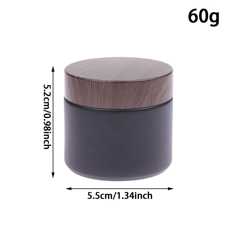 Puste słoiki Mrożone szklane słoiki na kremy Pojemnik kosmetyczny z pokrywką 5-100G Szklana butelka Pojemnik na makijaż Słoiki kosmetyczne podróżne