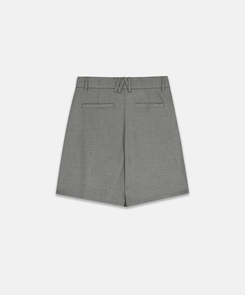 Nash Wrap Bermuda Pants Charcoal