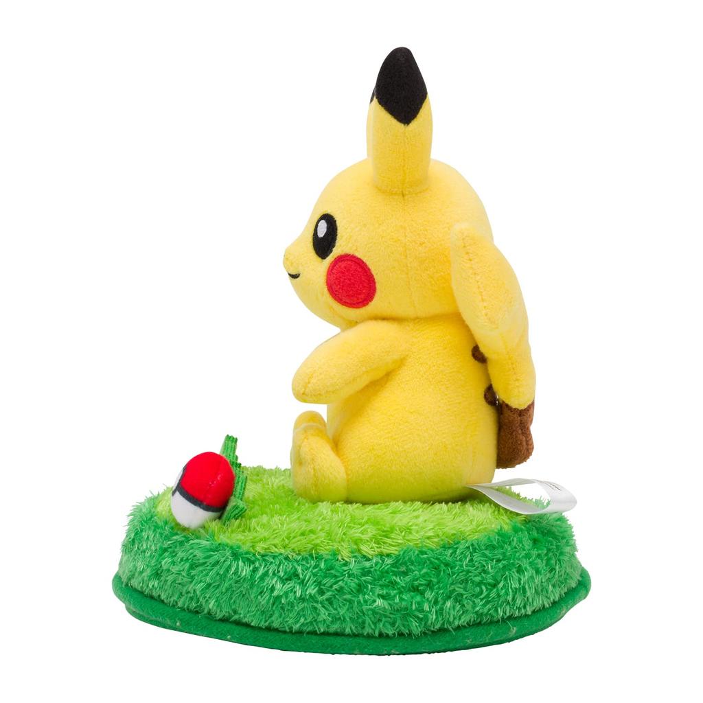 Originální plyšový stojánek na smartphone Pokémon Center s motivem Pikachu, 17 x 15 x Š x 16,5 (HD cm)