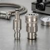 Pressure Washer Hose Fittings with Quick Release AntiTwist Disconnect Kit