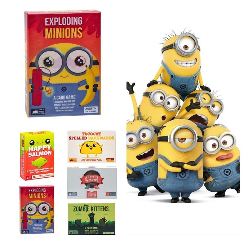 Explosive Fun With Exploding Kittens Card Game Minions Edition