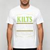 Pure Cotton Unisexs Tee Classic Border Frame Kilt Humor Quote With Checkerboard Separator Streetwear Crew Neck Tshirt