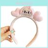 Ultra Soft Plush Face Washing Headband Cute Makeup Headband For College Girls Non-slip Hair Band