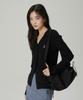 Iter Open Collar Cardigan_Black