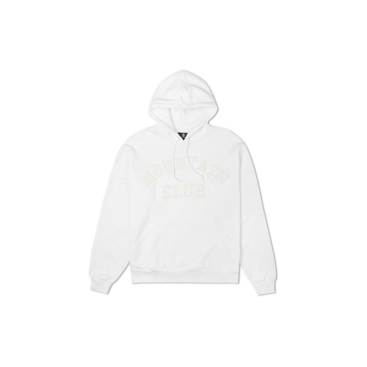 (WMNS) Converse Mountain Club Hoodie Asia Sizing White Women s 10020808-A02 XS
