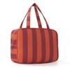 Large Capacity Striped Toiletry Storage Bag Multi Compartment Cosmetic Pouch  Weekend Getaway