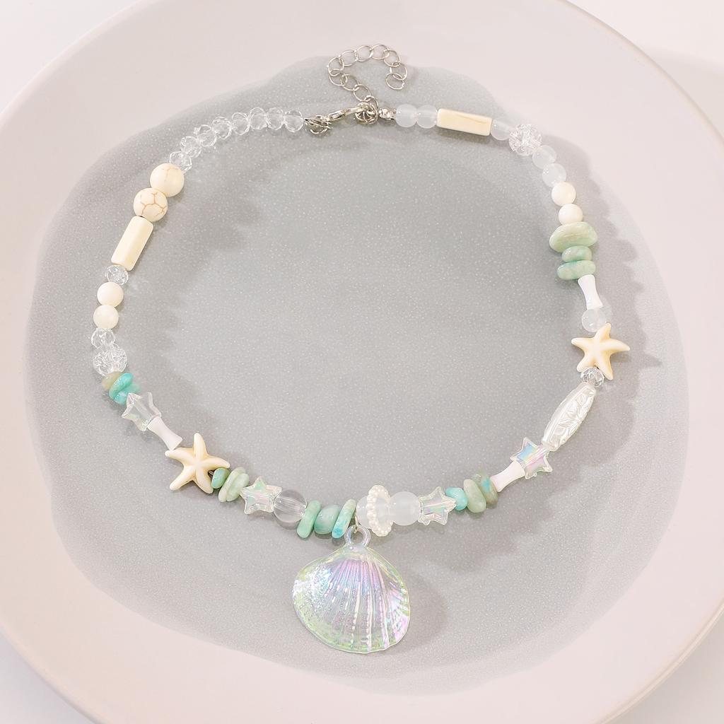 Boho Beach Bohemian Shell Choker Necklaces For Women Girls Summer Fashion Jewelry Chained Starfish Pendants Necklace Gifts