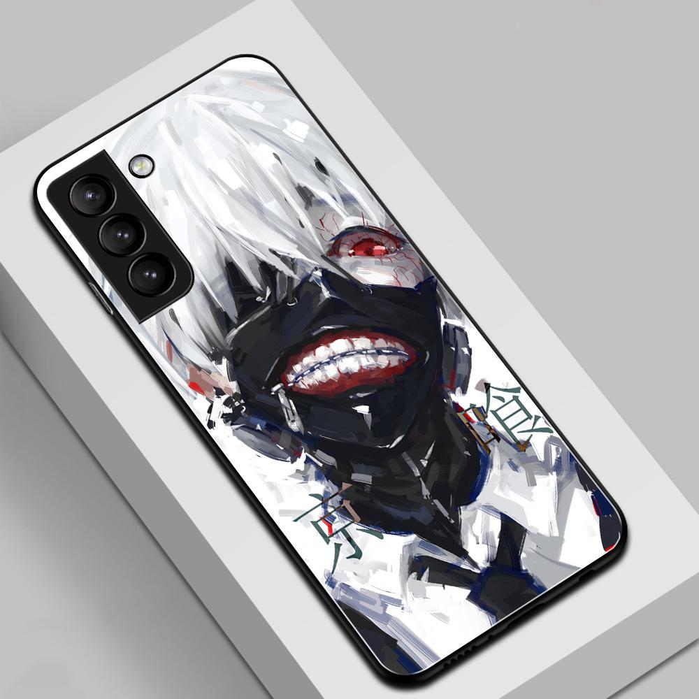 Anime Tokyo Ghoul Terror Phone Case For Samsung Galaxy Note 8 9 20 S20 S22 S21 Ultra S8 S9 S10 S10E Plus FE Tempered Glass Shell