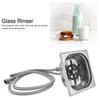 Glass Rinser Stainless Steel Automatic Cup Washer Cleaner for Bar Pub Restaurant Coffee Shop Hotel
