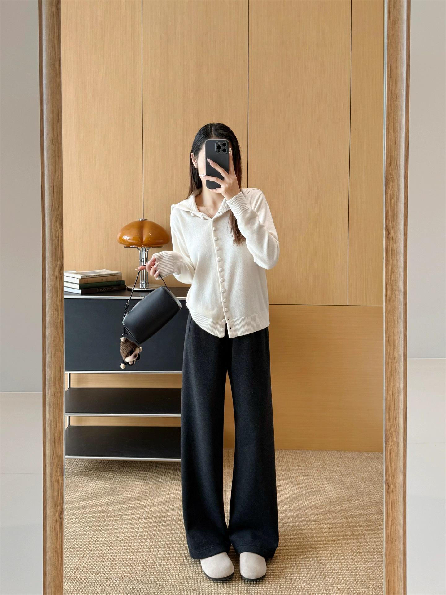 

Seamless Velvet Tencel Wool Casual Sweatpants for Women M