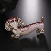 Cute Dachshund Dog Rhinestone Inlaid Brooch Pin Animal Shape Lapel Breastpin