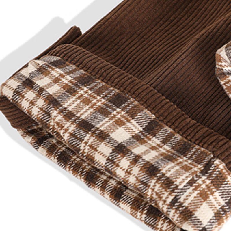 DESSO Men's Corduroy Straight-Leg Casual Pants