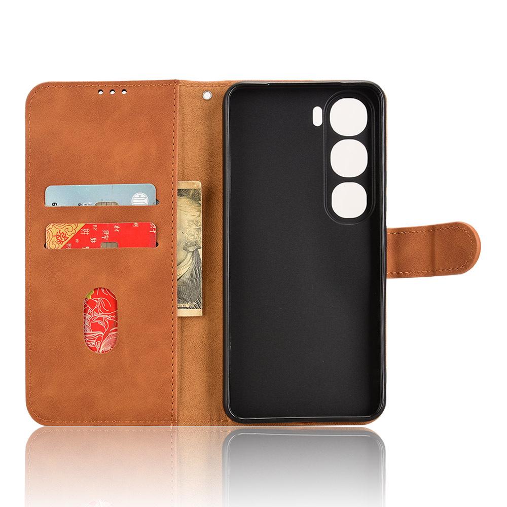 Leather Business Phone Case for VIVO V40lite 5G with Card Slot and Skin-Feel Finish