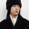 LE17SEPTEMBRE BLACK SHEARLING HAT [BLACK]