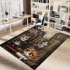 1PC cats books Anti-slip carpet, suitable for Office, bedroomand playrooms. It can also be used as a sofa footrest cover-W91