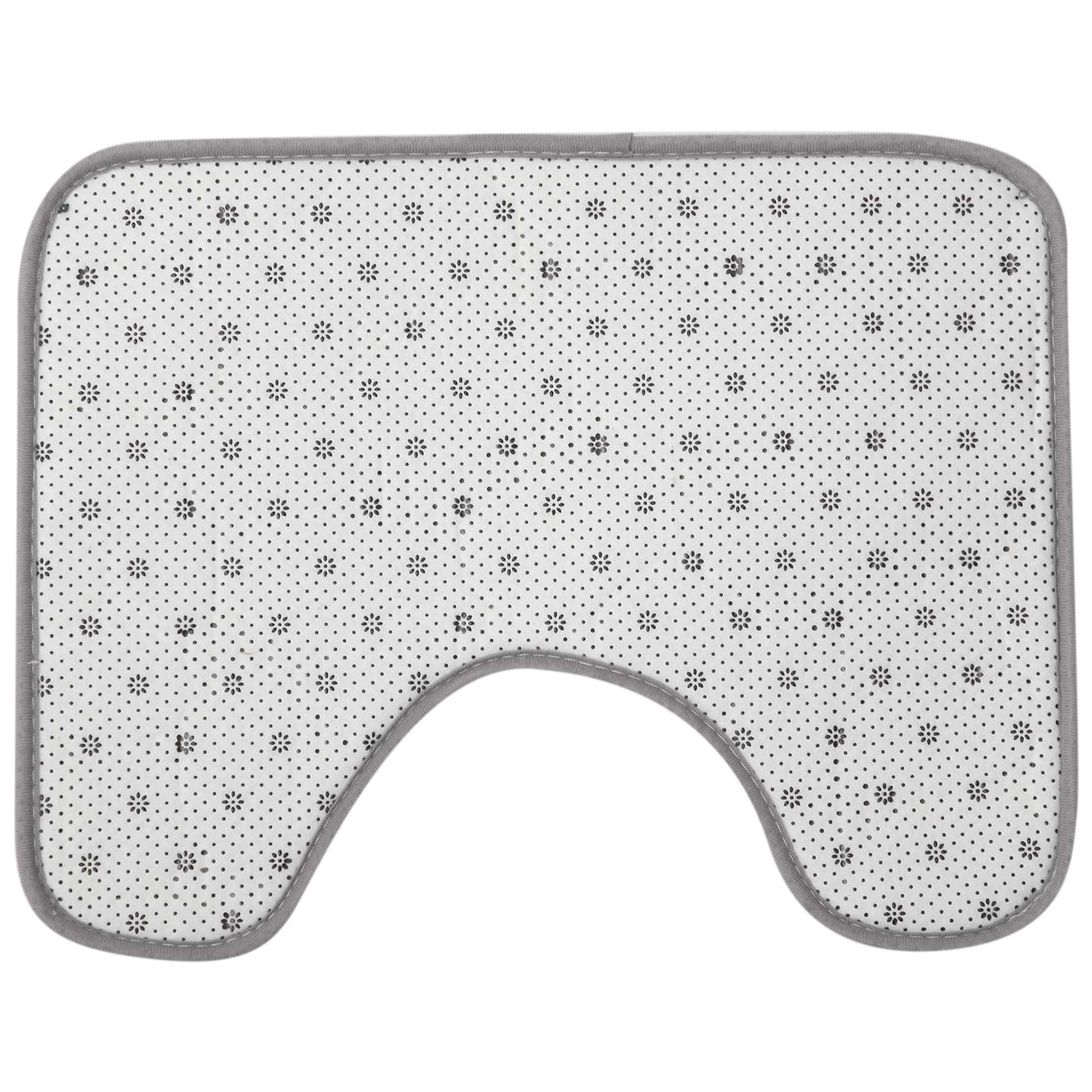 

Promotion! 2Pcs Bath Mat,Bathroom Mat And U-Shaped Contour Toilet Rug Set,Memory Foam Absorbent Machine Washable Floor Bathmat серый