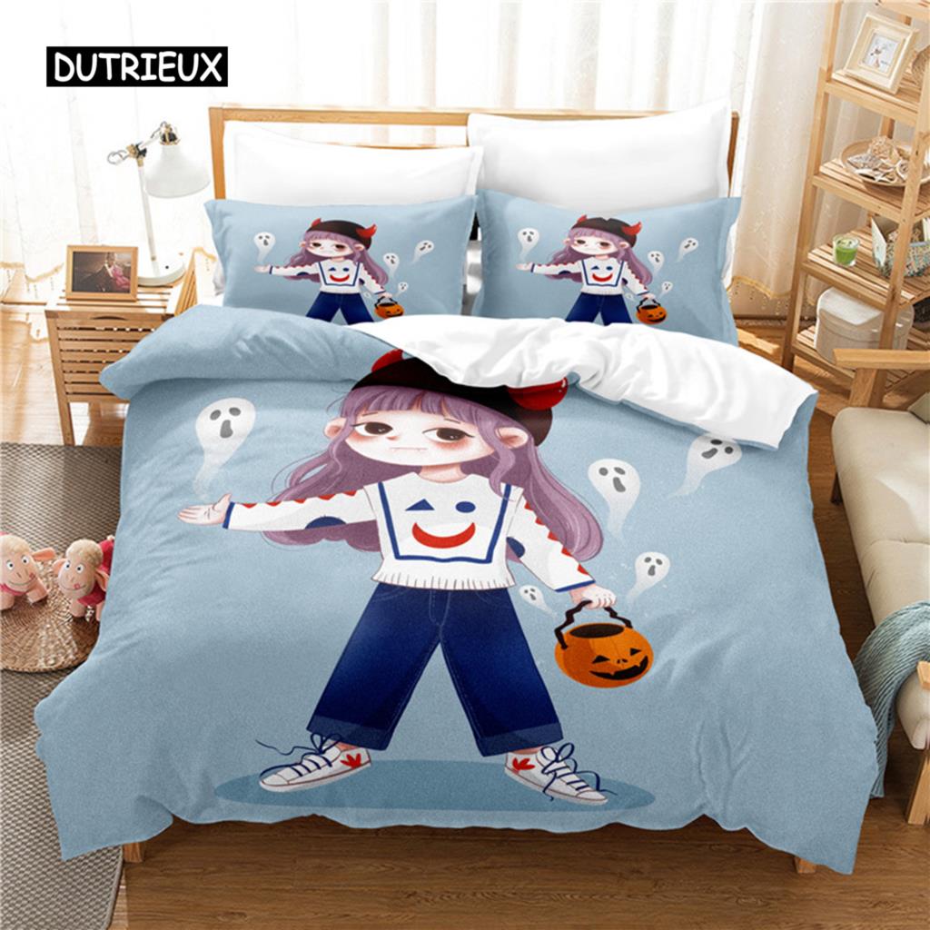 Christmas Atmosphere  Bedding Set Duvet Cover Set 3d Bedding Digital Printing Bed Linen Queen Size Bedding Set Fashion Design