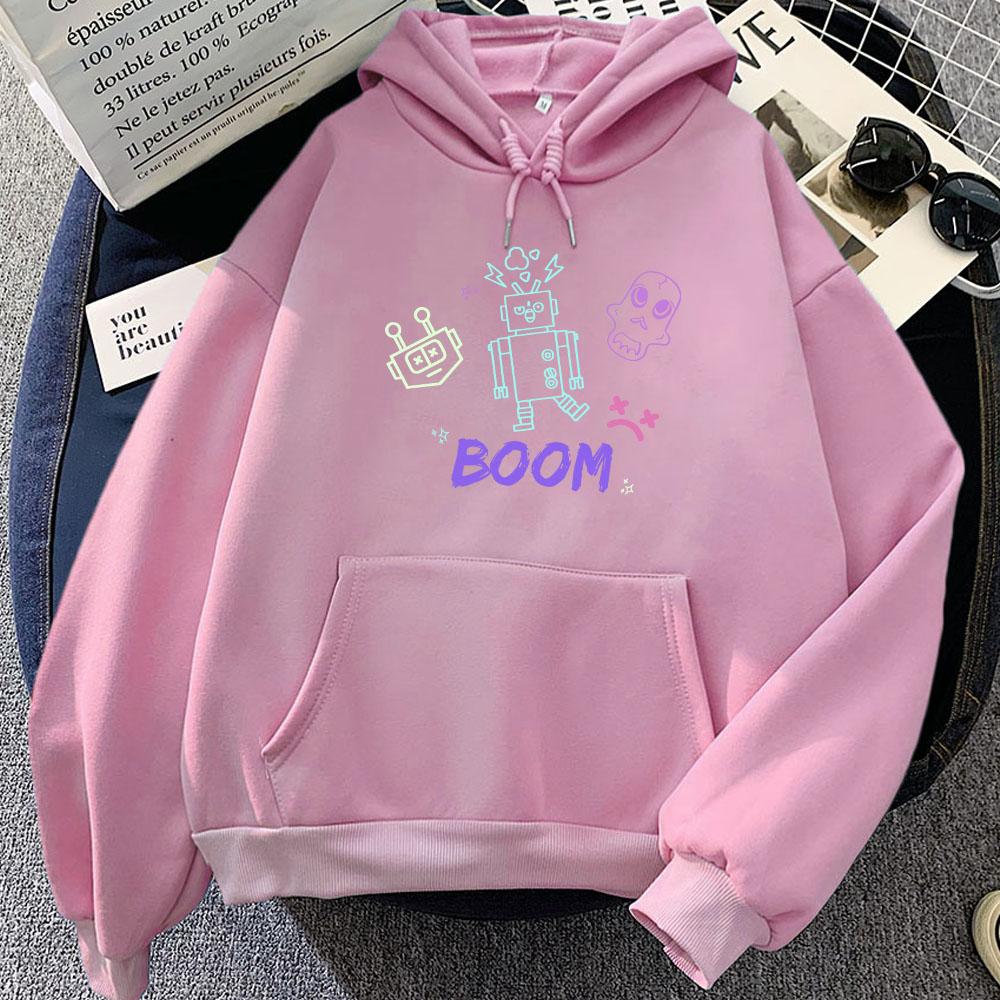 Monkey Boom Jinx  Arcane Game Hoodies You Got Jinxed Graphic Printing Sweatshirt Streetwear Hooded Women Sudadera
