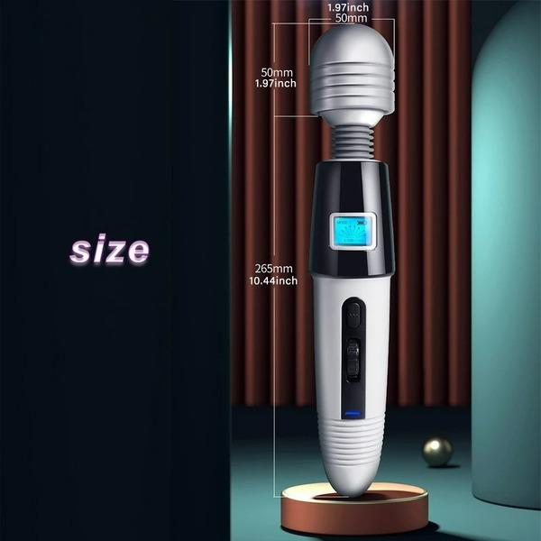 64 Modes Body Massage Powerful Magic Wand Vibrator Huge Head AV Vibrator Clitoris Stimulator Erotic Product Sex Toys for Woman Bullet