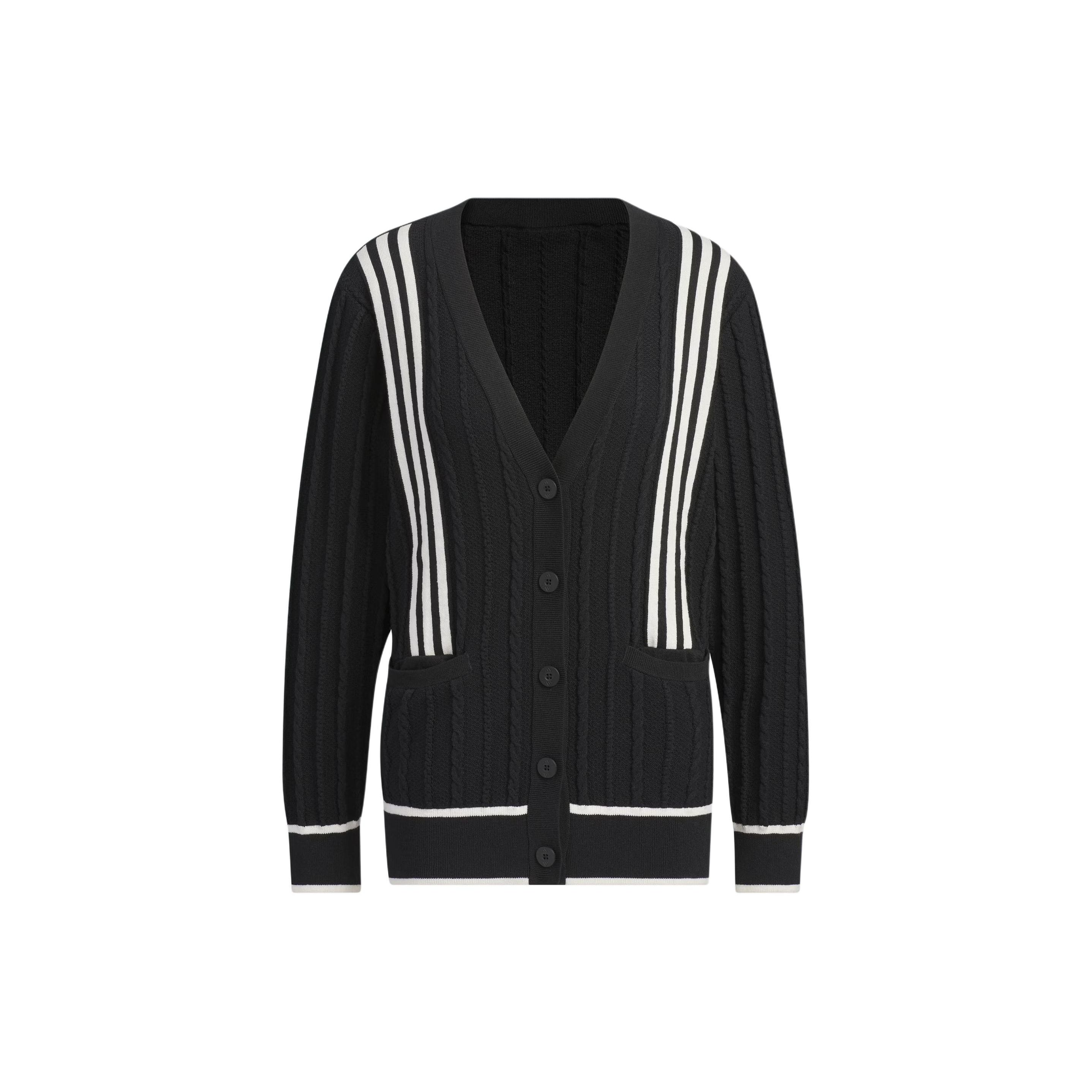 

Adidas Primeknit Узор косы Кардиган Женские Кардиганы Черный IN6623 XS