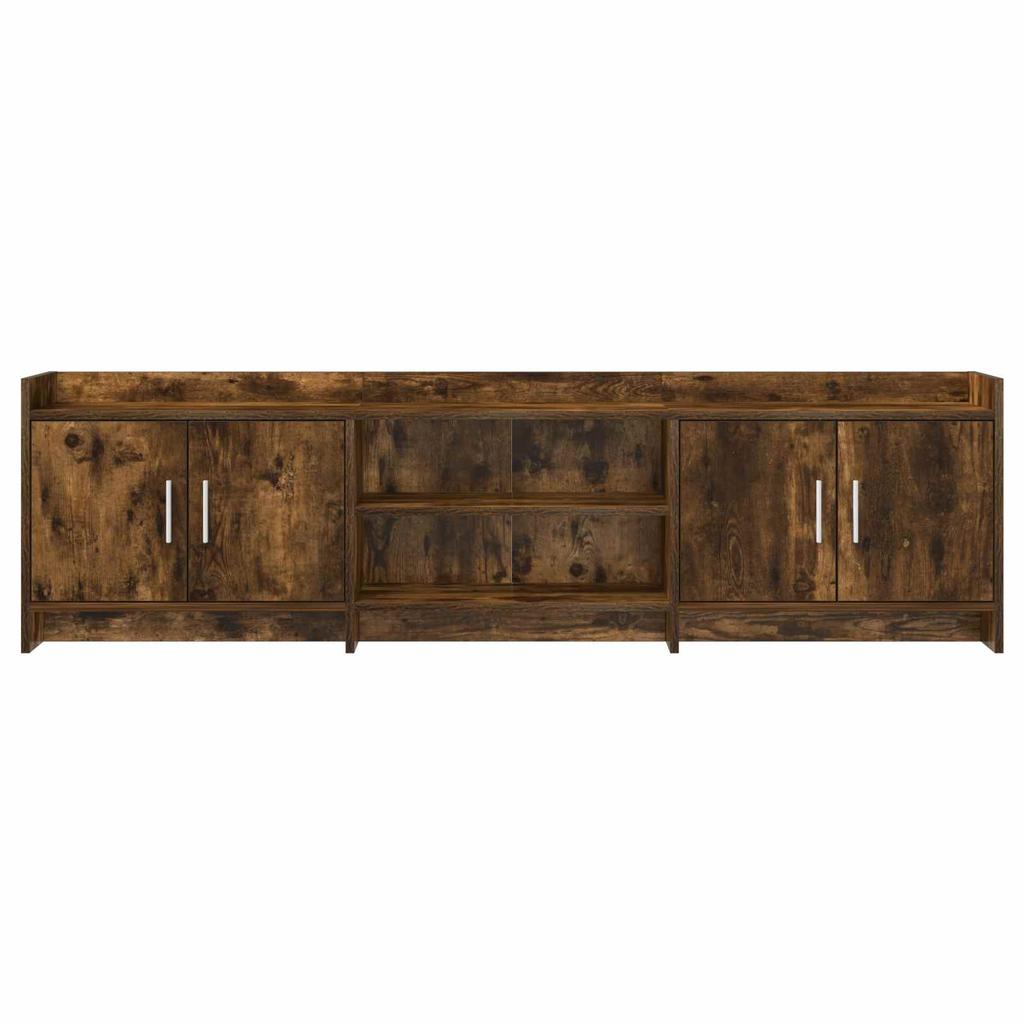 TV Stand 168 x 33 x 47 cm Smoked Oak Engineered Wood