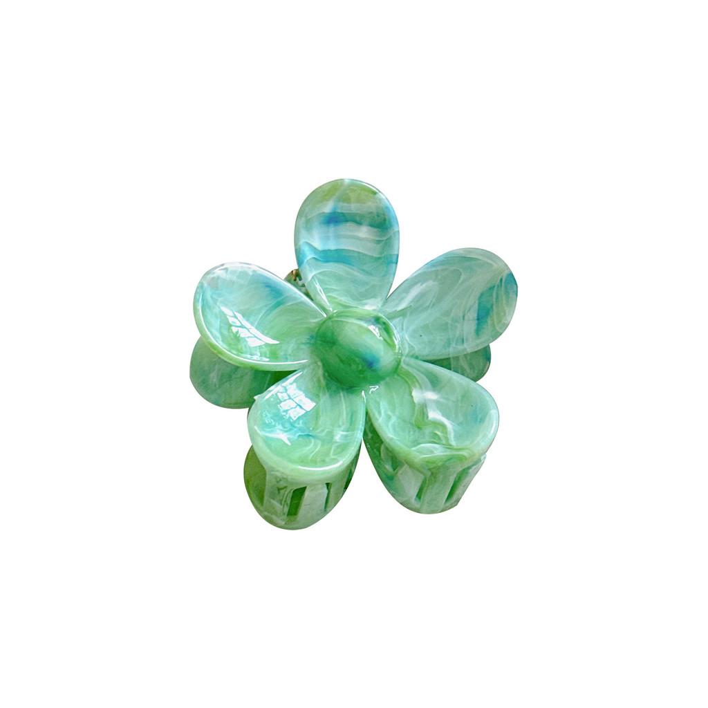 Elegant Resin Hair Claw Clip In Unique Floral And Geometric Designs For Women
